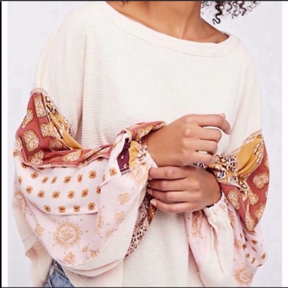 💎2 FOR $30 Free People Pale Pink Long Sleeve